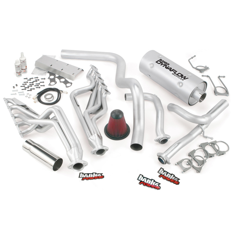 Ford Class-C Motorhome Performance Air Intake + Performance Exhaust + Programmer Kit - Banks Power - PowerPack System - Chrome - `13-`15